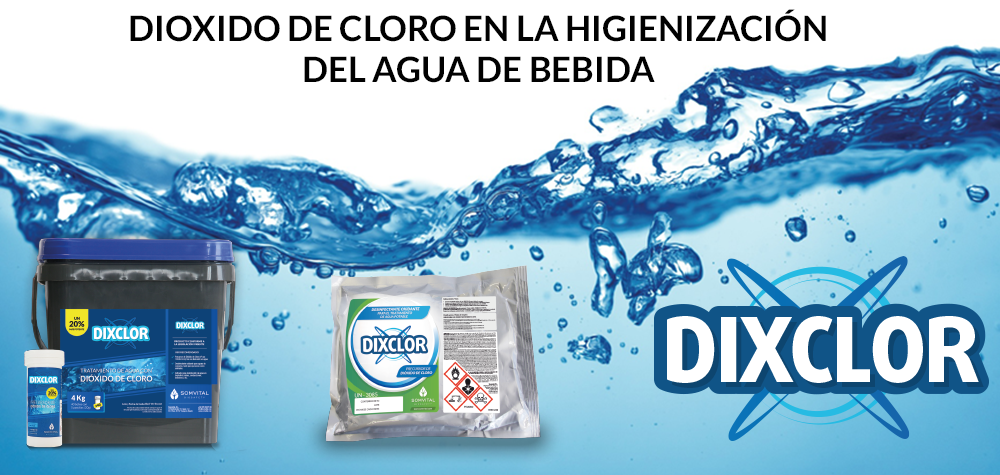 Higiene del agua de bebida animal con Dióxido de Cloro